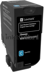 Lexmark 74C2SC0 cyaan Product only