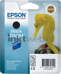 Epson T0481 zwart Front box