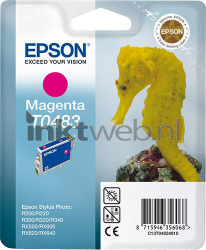 Epson T0483 magenta Front box