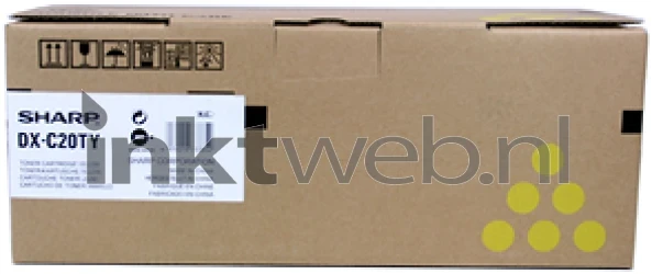 Sharp DX-C20TY geel Front box