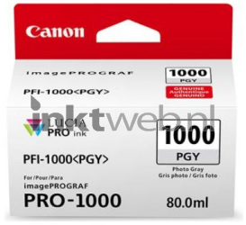Canon PFI-1000 foto grijs Front box