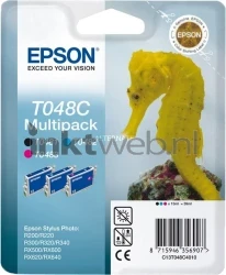 Epson T048C Cartridge Multipack kleur Front box