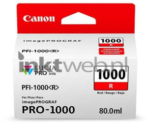 Canon PFI-1000 rood Front box