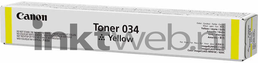 Canon 034 Toner geel Front box