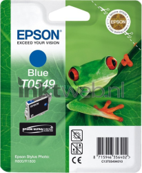 Epson T0549 blauw Front box