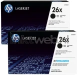 HP 26X 2 pack zwart