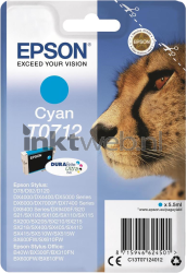 Epson T0712 cyaan Front box