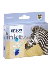 Epson T0742 cyaan Front box