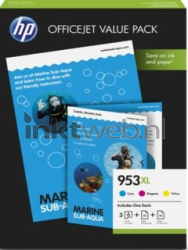 HP 953XL Officejet Value Pack kleur Front box