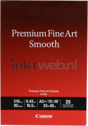 Canon  Fine Art Smooth fotopapier A3+  | Overige | 310 gr/m² 25 stuks Front box