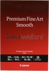 Canon  Fine Art Smooth fotopapier A3+  | Overige | 310 gr/m² 25 stuks Front box