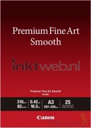 Canon  Fine Art Smooth fotopapier  | A3 | 310 gr/m² 25 stuks Front box