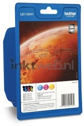 Brother LC-1100HY Multipack kleur Front box