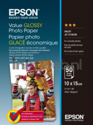 Epson  Value Fotopapier Glans | 10x15 | 183 gr/m² 50 stuks Front box