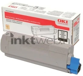 Oki C712 zwart Combined box and product