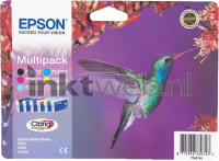 Epson T0807 multipack (MHD 2017/2022/Aug 23) zwart en kleur
