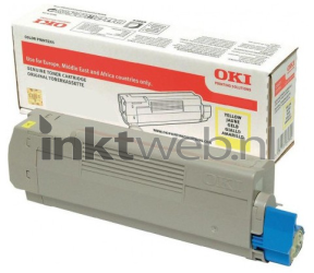 Oki C532 / MC573 geel Combined box and product