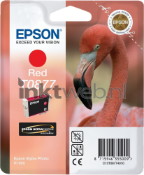 Epson T0877 rood Front box