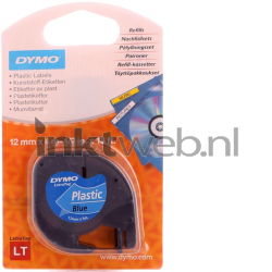 Dymo  91225/S0721700 zwart op blauw breedte 12 mm Combined box and product