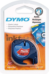 Dymo  91223/S0721680 zwart op rood breedte 12 mm Combined box and product