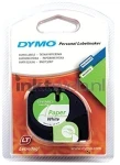 Dymo  91200 / 91220 zwart op wit breedte 12 mm