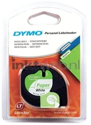 Dymo  91200 / 91220 zwart op wit breedte 12 mm Combined box and product