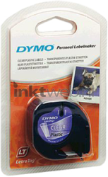 Dymo  16951/S0721550 zwart op transparant breedte 12 mm Combined box and product