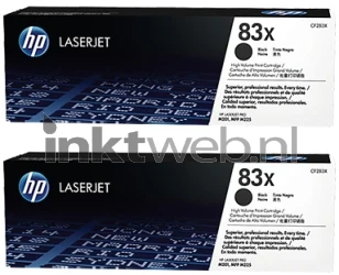 HP 83X multipack zwart Front box