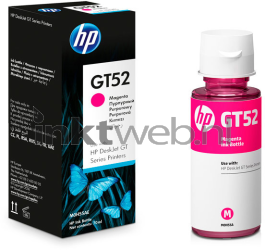 HP GT52 magenta Combined box and product