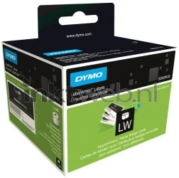 Dymo  Naambadge etiketten 51 mm x 89 mm  wit Front box