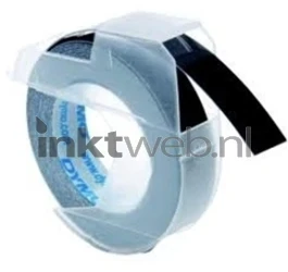 Dymo  S0898130 Embossing tape wit op zwart breedte 9 mm Product only