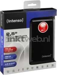 Intenso 2.5 HDD 2TB USB 3.0 zwart Combined box and product