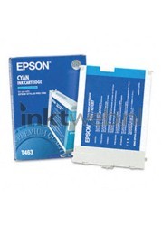 Epson T463 cyaan Combined box and product