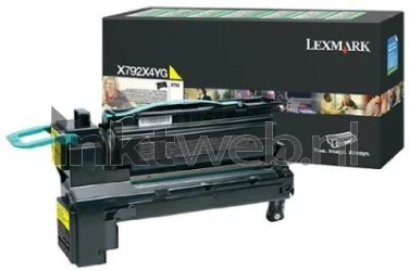 Lexmark X792 geel Combined box and product