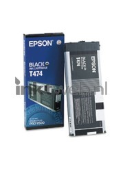 Epson T474 zwart Combined box and product