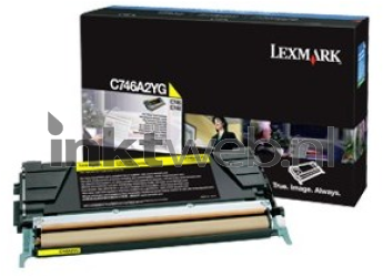 Lexmark C748, X748 geel Combined box and product