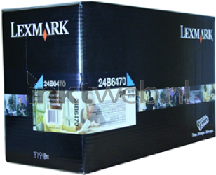 Lexmark XS795 cyaan Front box