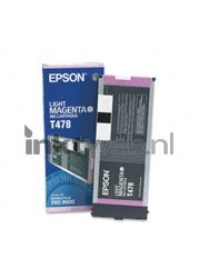 Epson T478 licht magenta Combined box and product