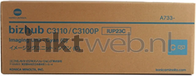 Konica Minolta IU-P23 cyaan Front box