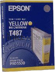 Epson T487 geel Front box