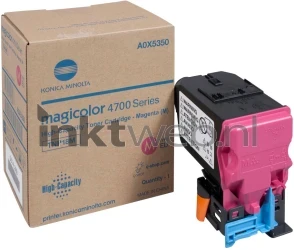 Konica Minolta TN-P18 magenta Combined box and product