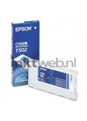 Epson T502 cyaan Combined box and product