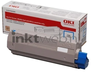 Oki C823/833/843 cyaan Combined box and product