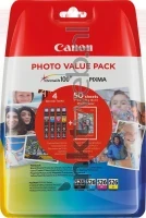 Canon CLI-526 multipack (Opruiming 4x 1-Pack los) zwart en kleur