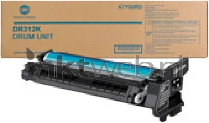 Konica Minolta DR312 zwart Combined box and product