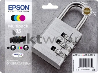 Epson 35 multipack zwart en kleur Front box