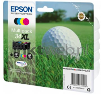 Epson 34XL multipack (Opruiming 4 x 1-pack outlet) zwart en kleur