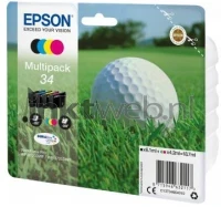 Epson 34 multipack (Opruiming 4x 1-Pack los) zwart en kleur