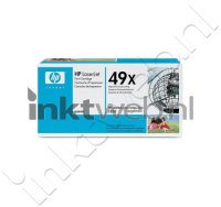 HP 49X (Geopende verpakking + stiftmarkeringen) zwart