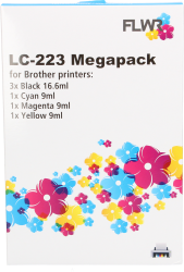FLWR Brother LC-223 Megapack Front box